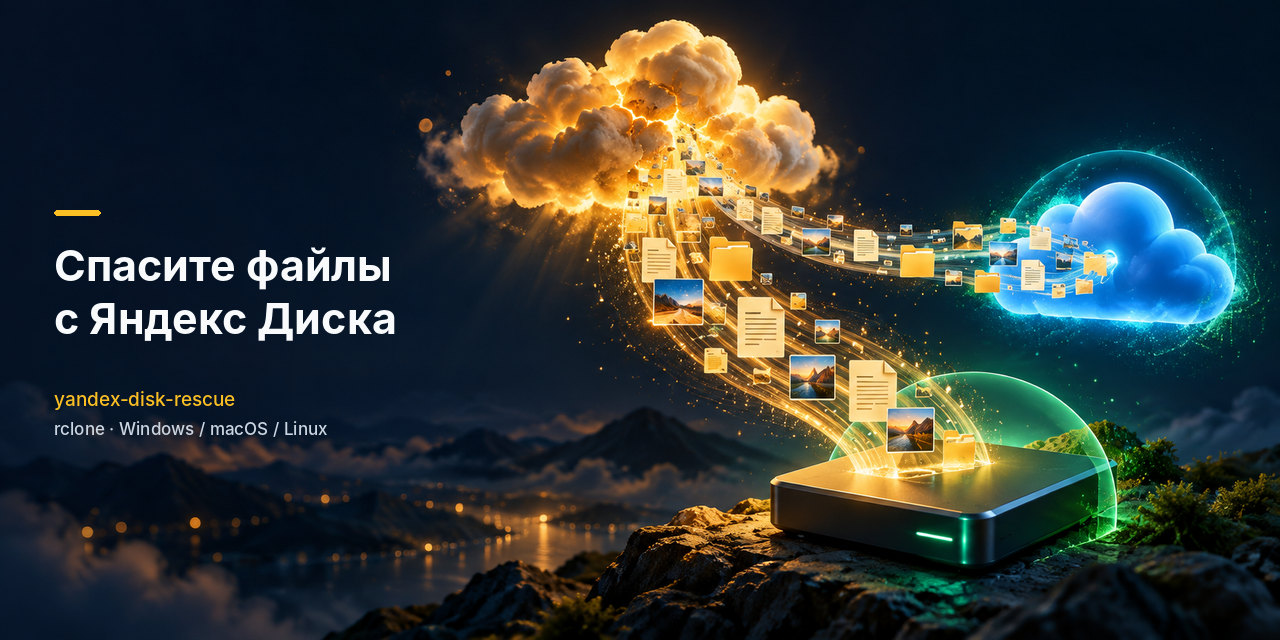 Спасите файлы с Яндекс Диска — yandex-disk-rescue